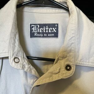 Women's Cream Button Down Shirt